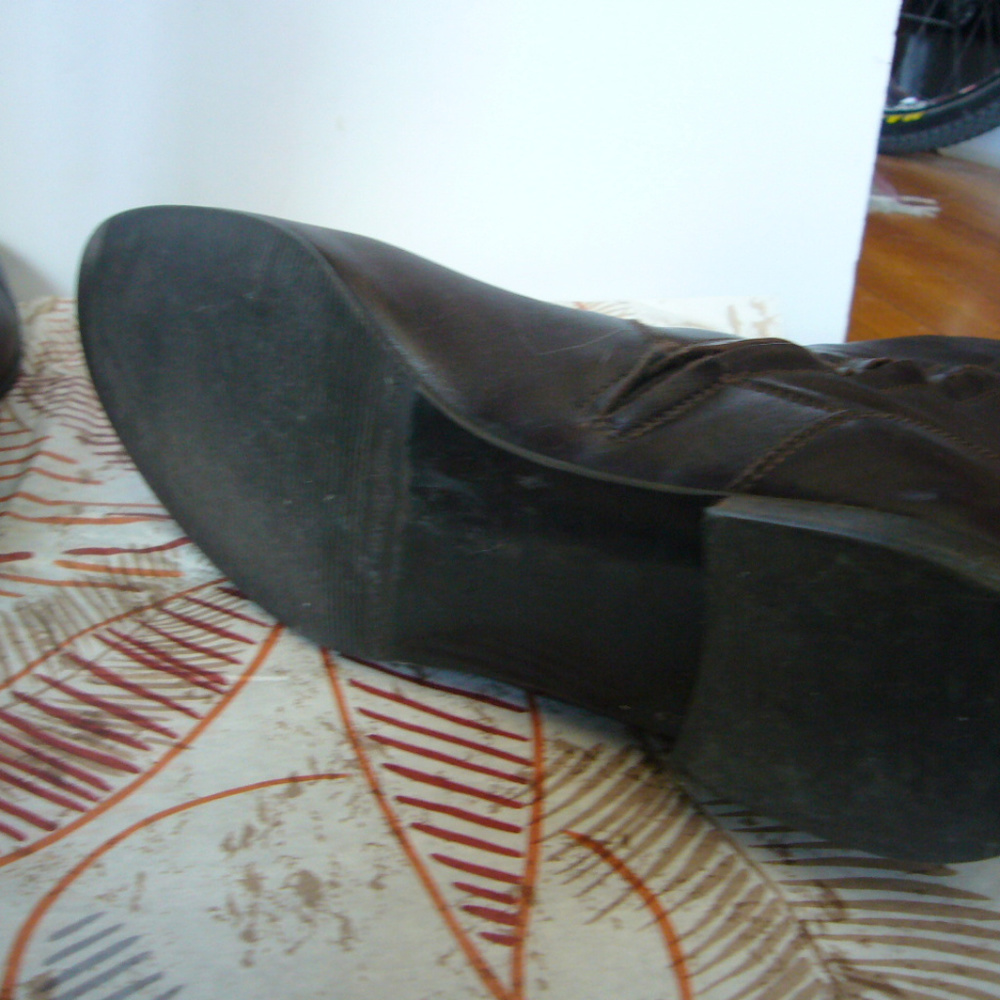 J. Crew Collection Brown Leather Riding Boot - 8M - Picture 4 of 8